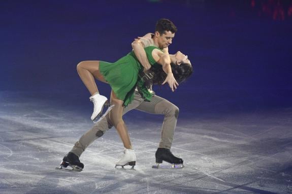 Javier Fernández, with a partner.