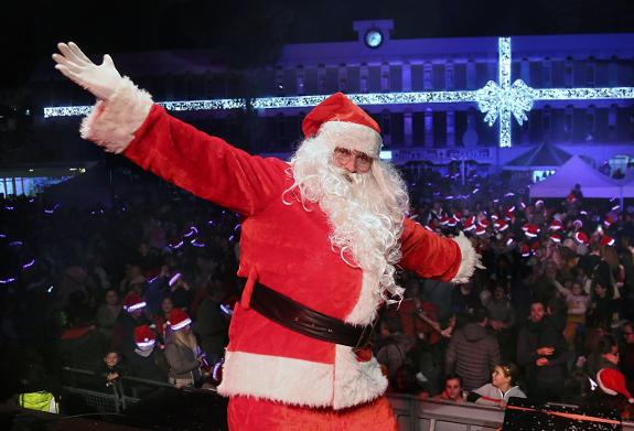 Christmas celebrations have begun in Gibraltar. 