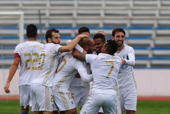 Jubilant scenes after Añón's last-gasp equaliser.