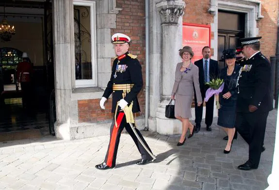 Davis arriving at The Convent with his wife to take up the post in 2016.