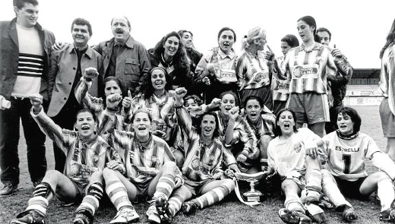 The Atlético Málaga squad which dominated in 1998.