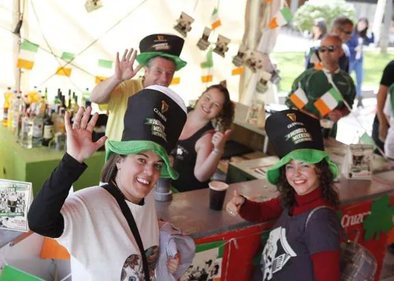 Revellers at a previous St Patrick's Day party in Torremolinos.