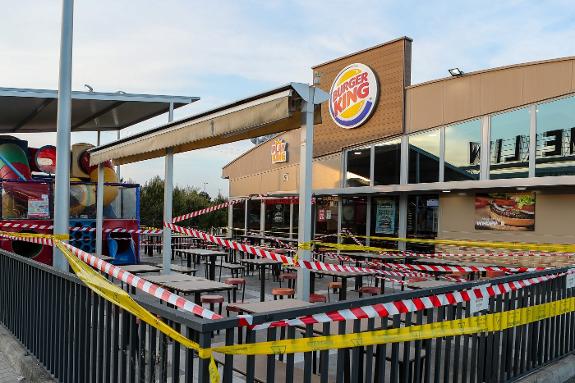 Burger King is one of the firms affected by forced closures.