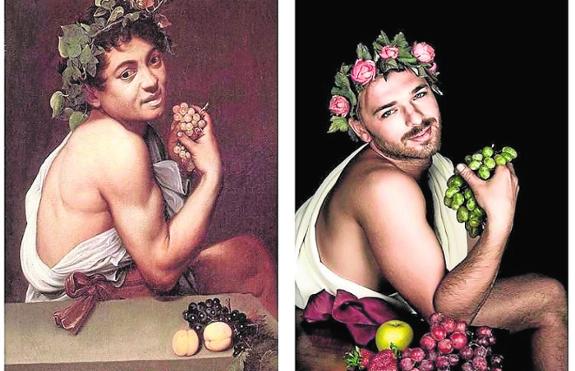Recreating the work of the Grand Masters, in the lounge