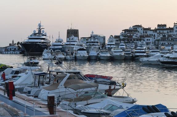 Modern day Puerto Banús.