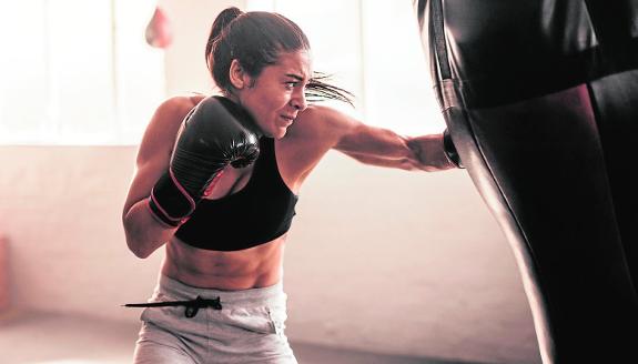 Boxing releases endorphins which naturally help to restore a positive mood. 