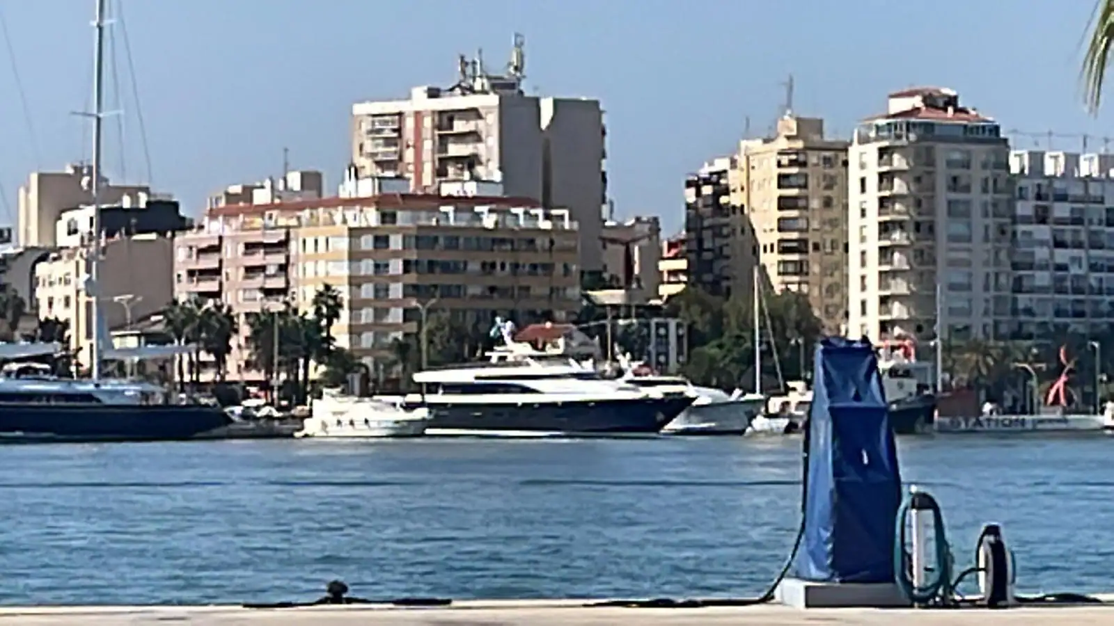 El barco 'Fortuna' del Rey emérito comprado por Balèaria,, en aguas de Dénia. 