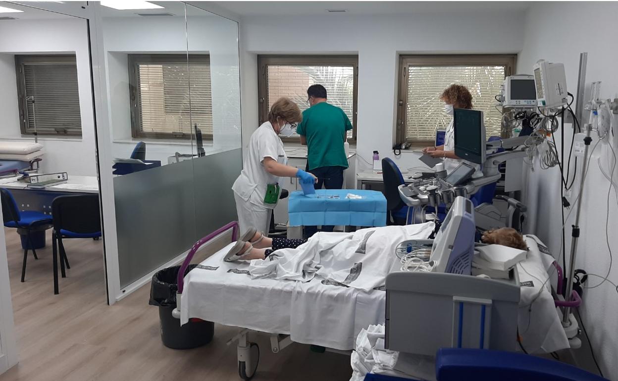 Unidad del dolor en el Hospital General Universitario de Elche. 