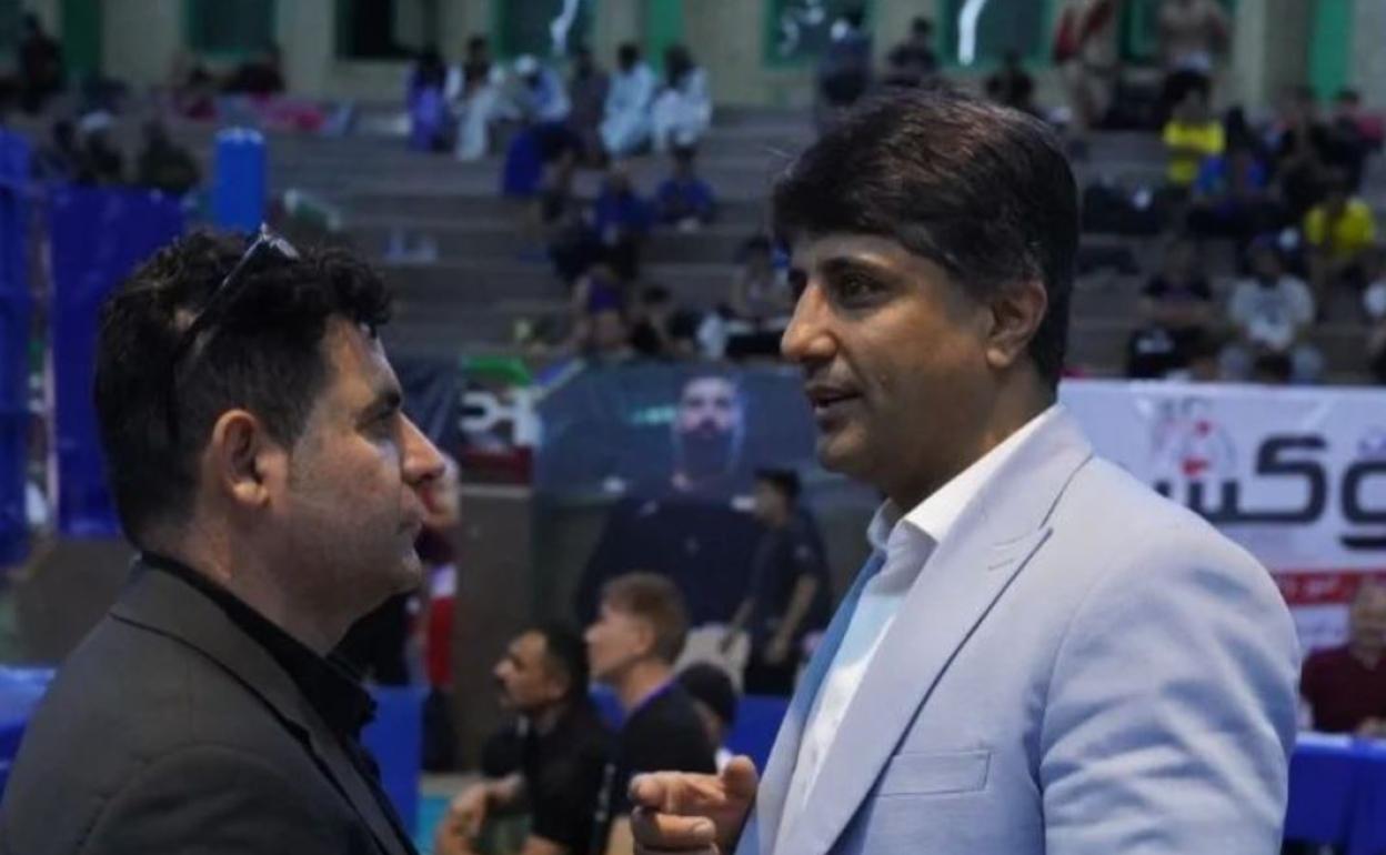 Hossein Suri (derecha) en una imagen de archivo