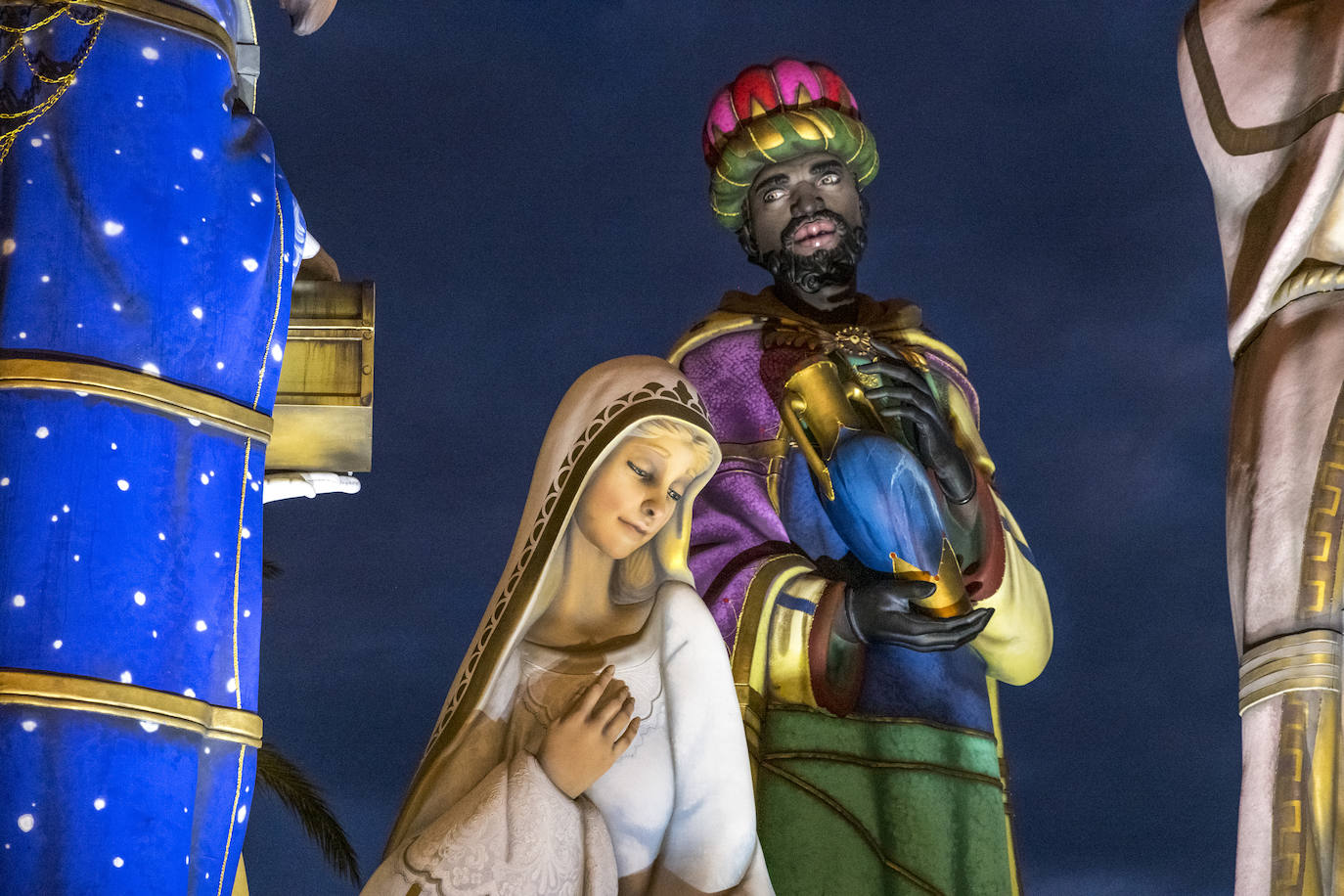 Fotos: Los Reyes Magos se incorporan al belén más grande del mundo en Alicante