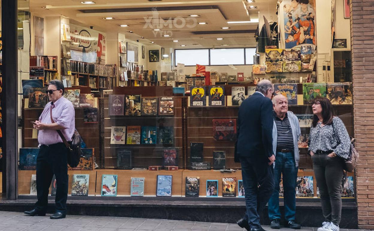 Tienda de cómics en Alicante. 