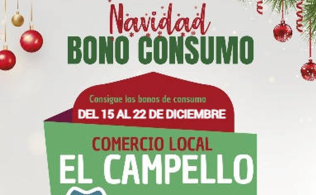 Cartel de la campaña de 'bonos consumo'