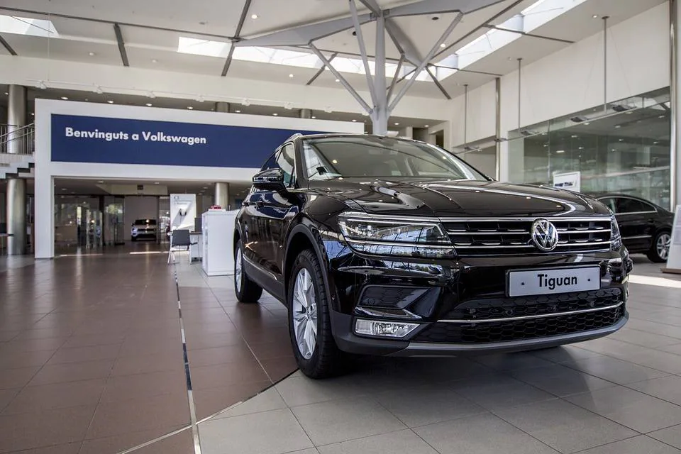Volkswagen Tiguan en un concesionario