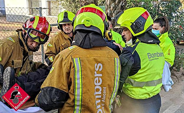 Imagen principal - Imágenes de la intervención. 