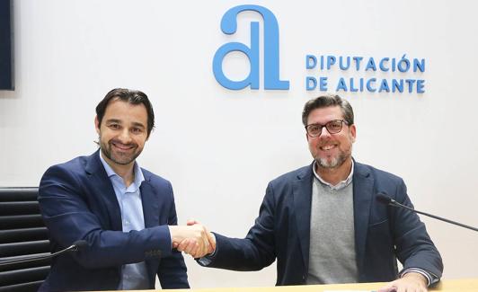 Dolón y Gutiérrez, en la presentación de las cuentas. 