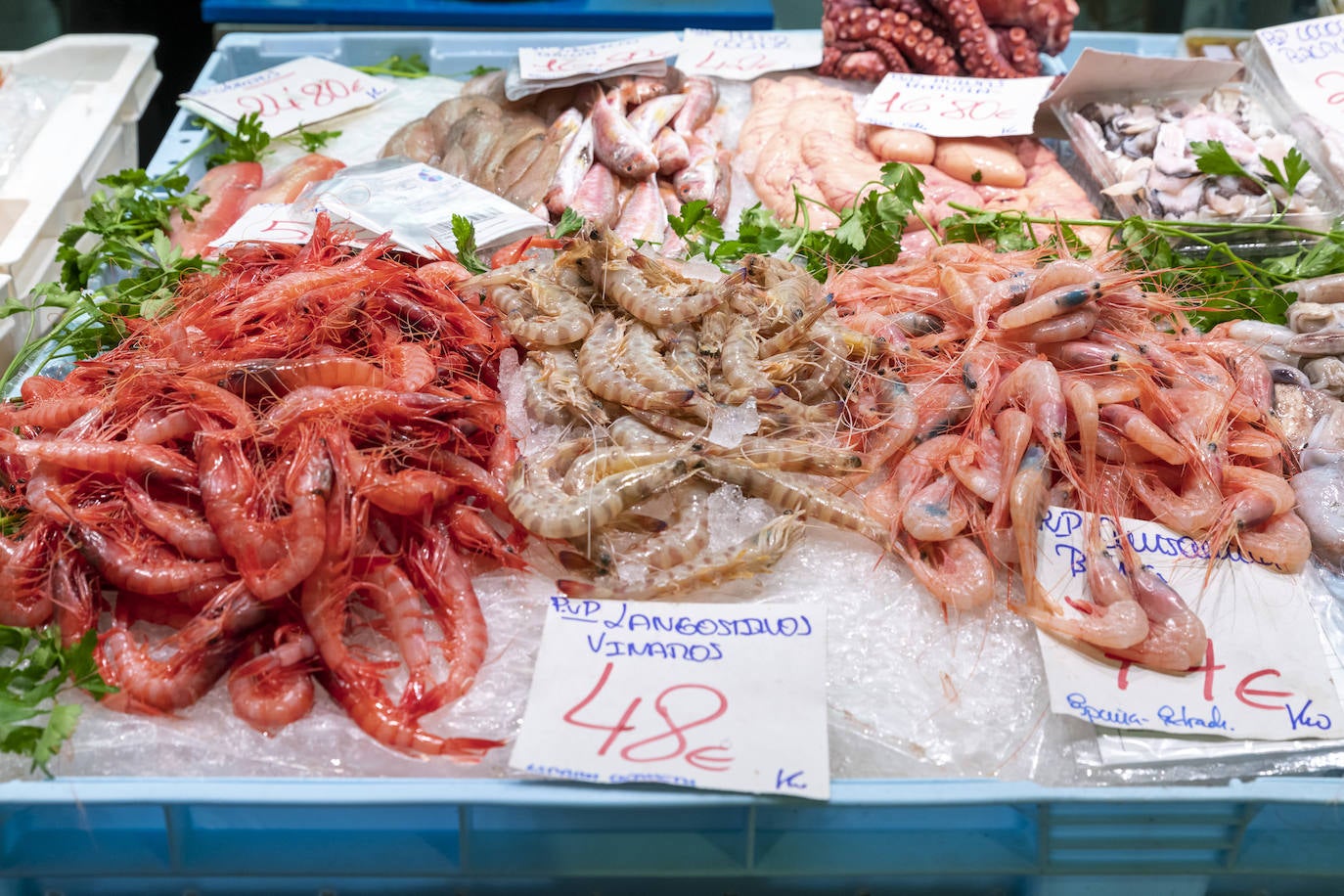 Fotos: El Mercado Central de Alicante se viste de Navidad
