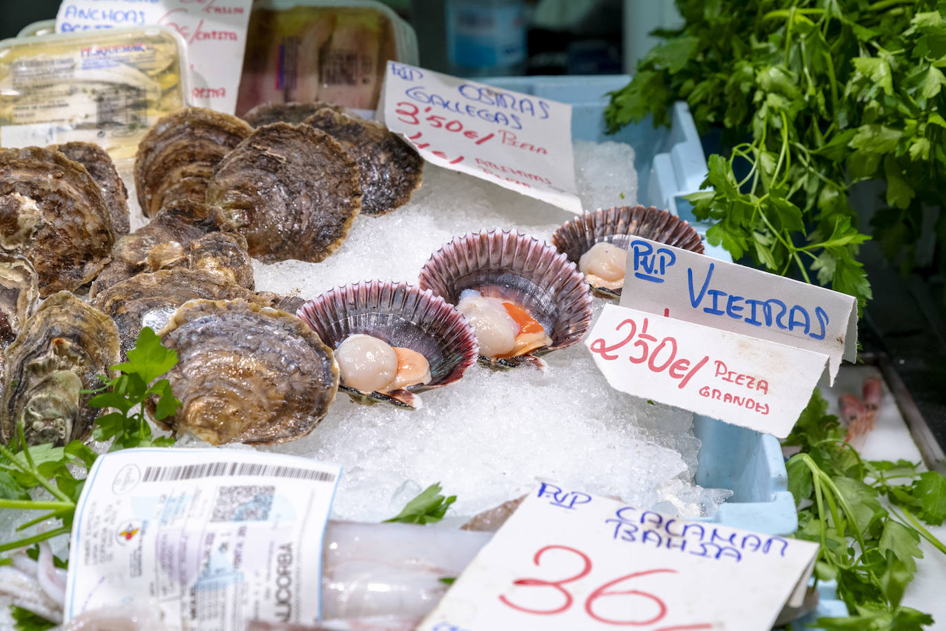 Fotos: El Mercado Central de Alicante se viste de Navidad