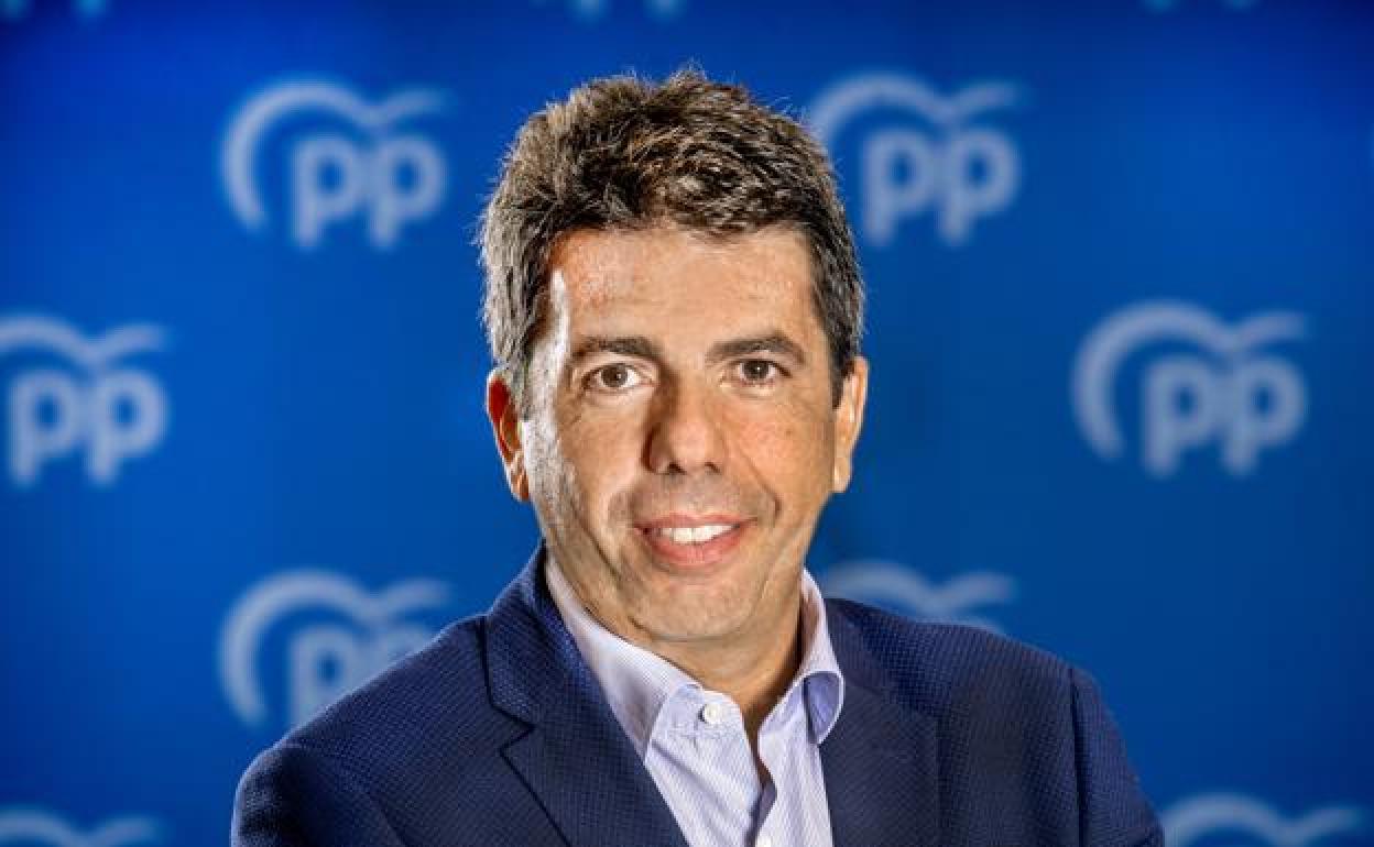 El presidente del PPCV, Carlos Mazón. 