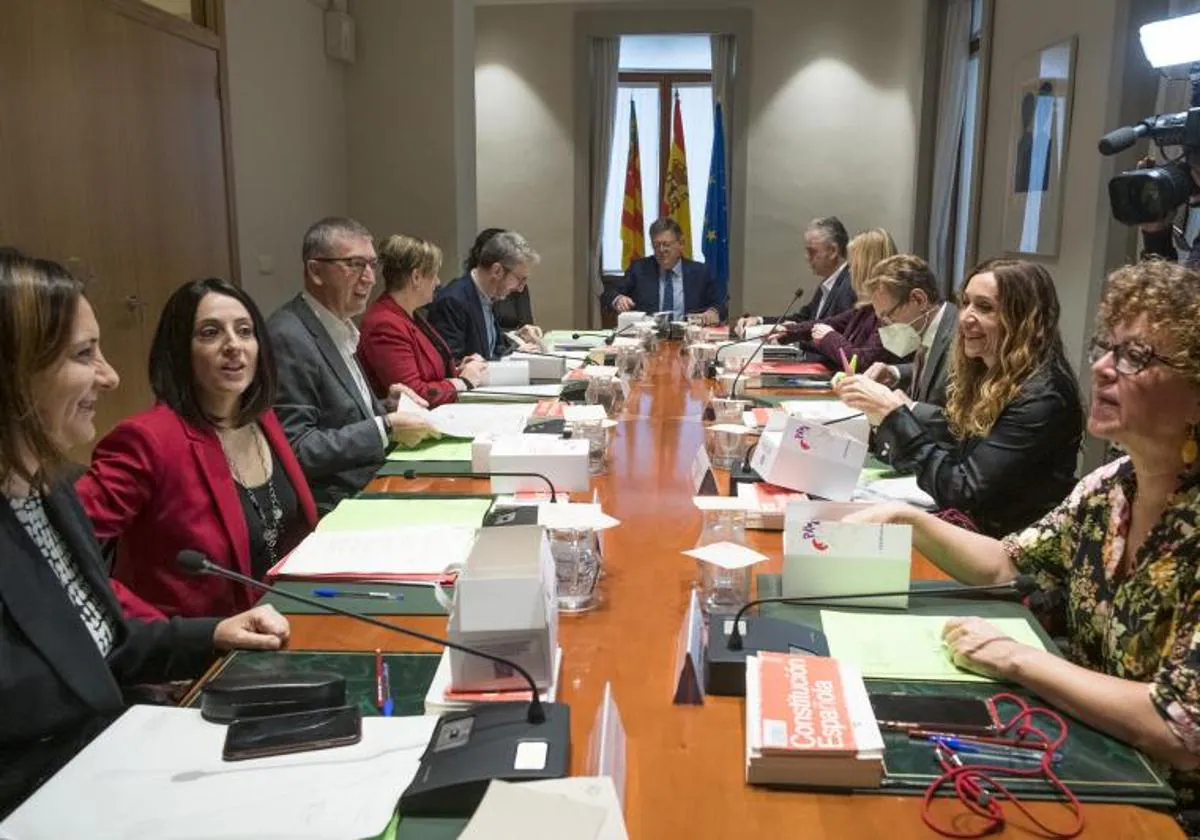 Reunión del Pleno del Consell en Alicante.