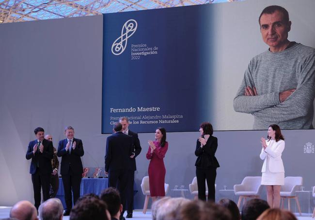 Fernando Maestre recoge el Premio Nacional de Investigación 2022.