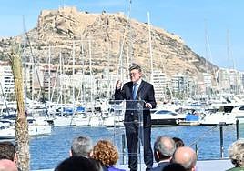 El president de la Generalitat, Ximo Puig, durante el acto de inauguración de la sede 5 del Distrito Digital