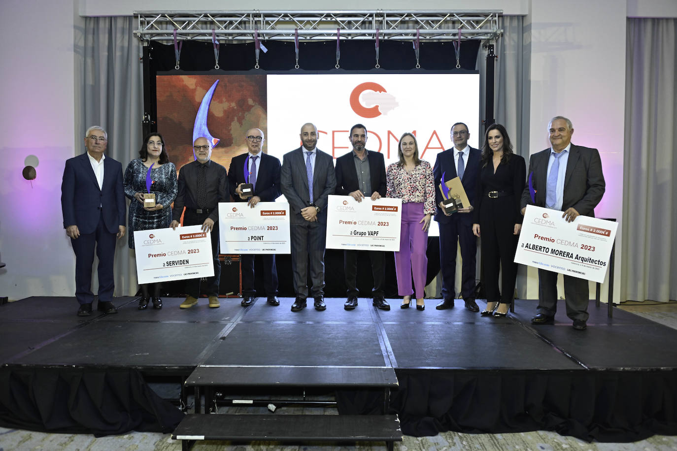 Mágica noche en la celebración de los Premios Cedma