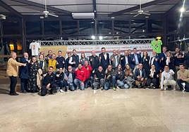 El alcalde, en la recepción a los patrocionadores de la Media Maratón.