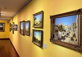 Varios de los cuadros expuestos en el Museo de Bellas Artes Gravina de Alicante.
