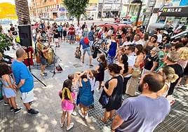 Actuación de Billy Mandanga en el 'Benalúa Fest'.
