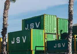 Contenedores del puerto de Alicante