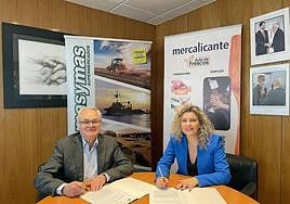 Firma del convenio en la sede de Masymas