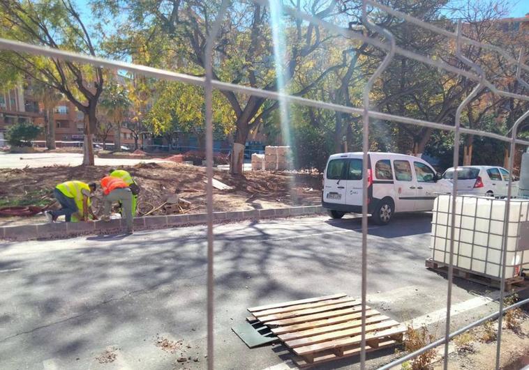 El Ayuntamiento ya trabaja en la reparación de la plaza de San Blas