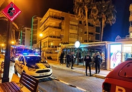 Imagen del local afectado por el fuego de l'Albir
