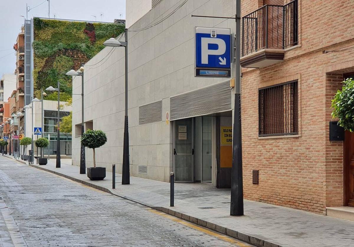 Parking gestionado por Ortiz, al que el Ayuntamiento resolverá el contrato.