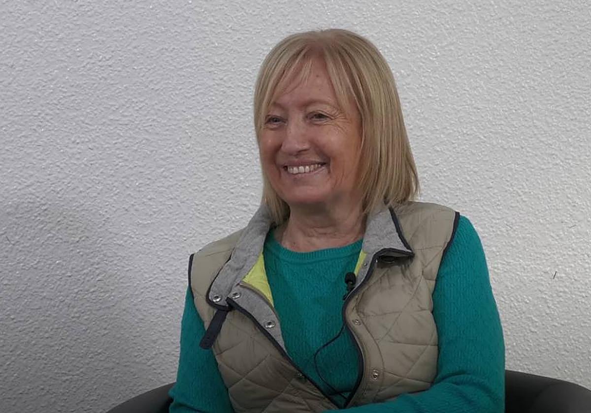 María Teresa Sempere durante una entrevista.