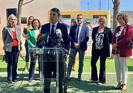 El presidente de la Diputación, Carlos Mazón, en un acto en la Vega Baja.