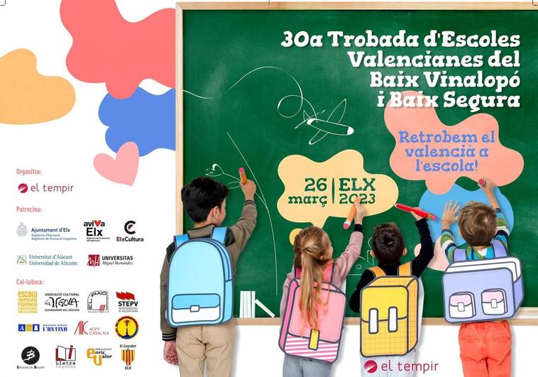 Elche acoge este domingo la Trobada d'Escoles Valencianes del Baix Vinalopó i Baix Segura