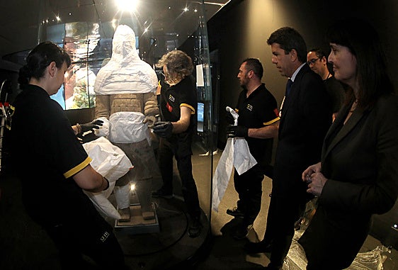 Los guerreros estarán protegidos por vitrinas de vidrio