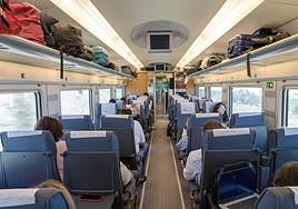 Interior del nuevo Avlo de Renfe.