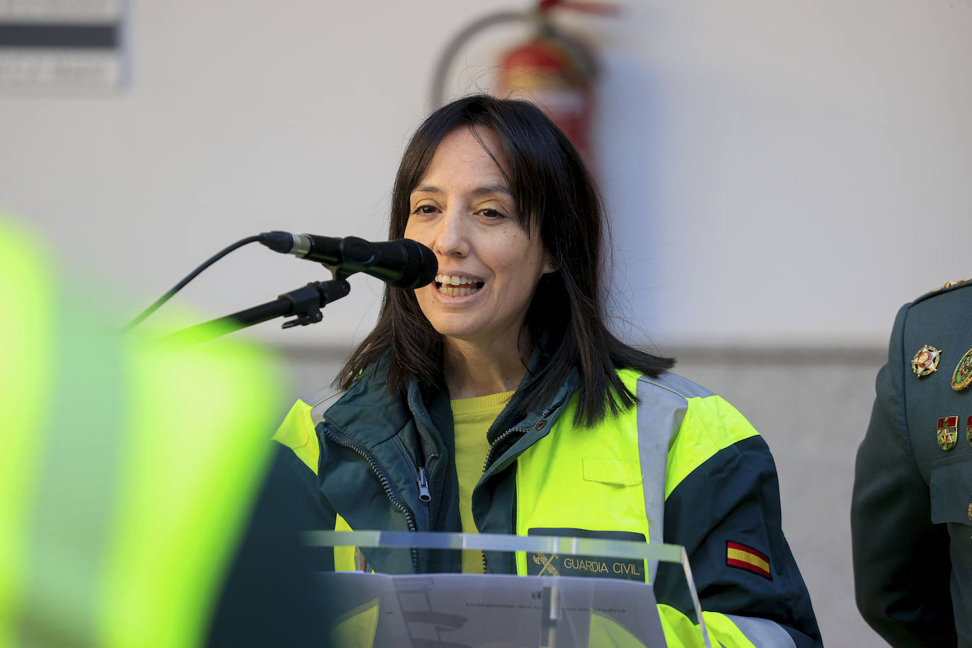 La nueva directora general de la Guardia Civil, Mercedes González, durante un evento de la Benemérita