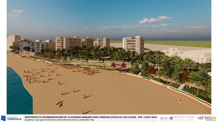 Reurbanizar el paseo de la playa de Los Locos: la apuesta de Torrevieja por mejorar la línea de costa