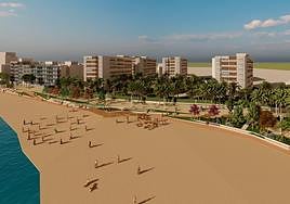 Anteproyecto de reurbanización de la playa de Los Locos.