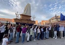 Imágenes de uno de los ensayos de Stabat Mater