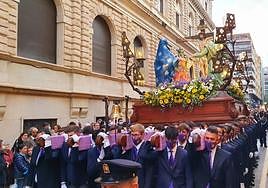 Procesión Stabat Mater el Martes Santo en Alicante.