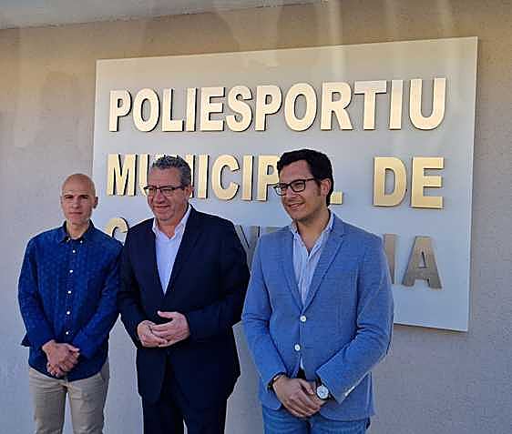 Octavio Cerdá (izquierda) junto al presidente del PP en Alicante(centro) y el alcaldable popular de Cocentaina (derecha)