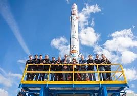 El equipo de PDL Space durante la presentación de Miura 1