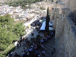 El pueblo desde el Castillo de Villena