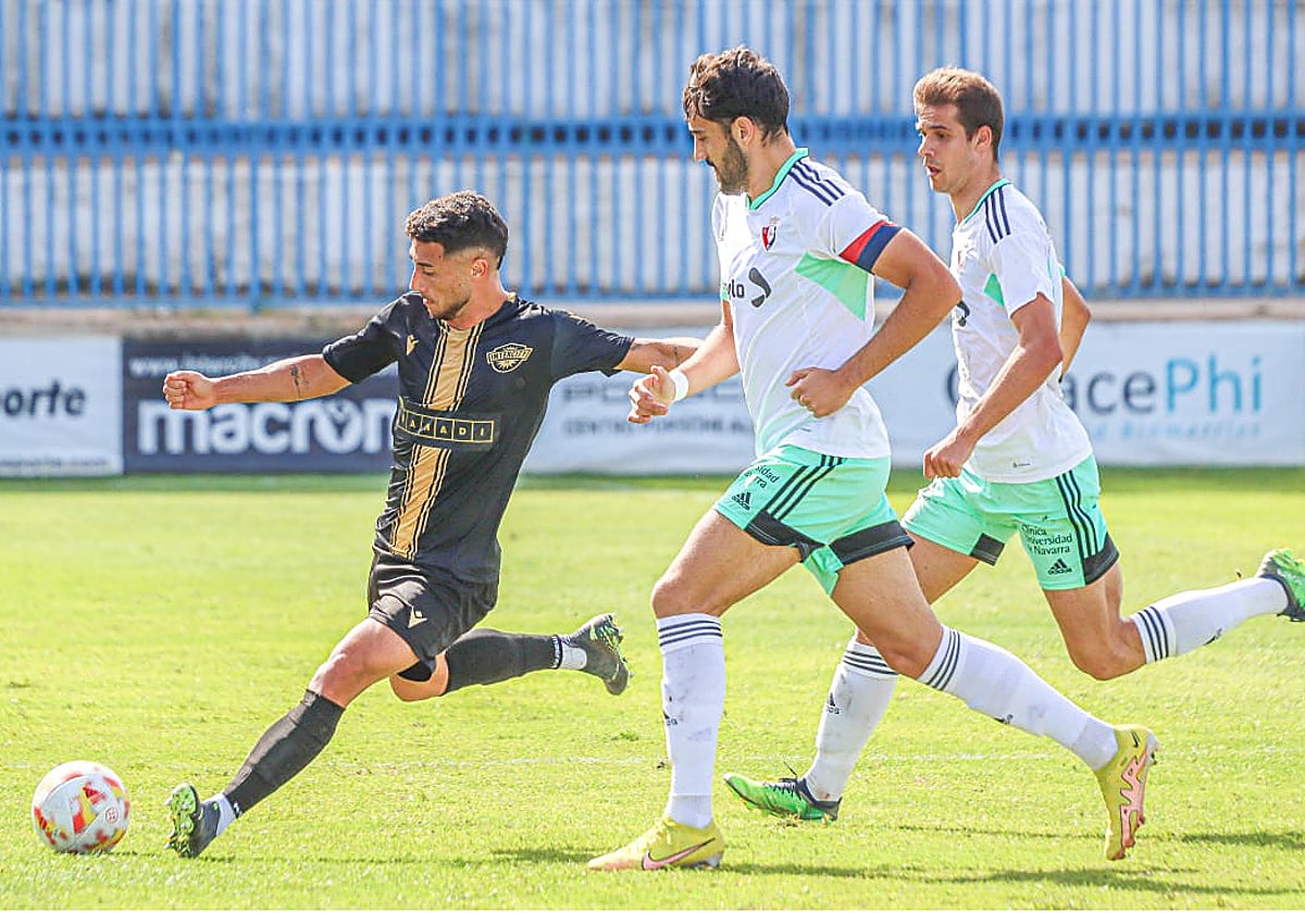 Imagen del Osasuna B-Intercity de la pasada jornada