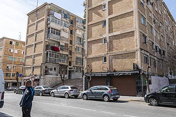 Viviendas en un barrio de Alicante