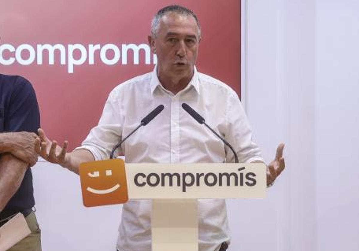 El candidato de Compromís a la presidencia de la Generalitat, Joan Baldoví.